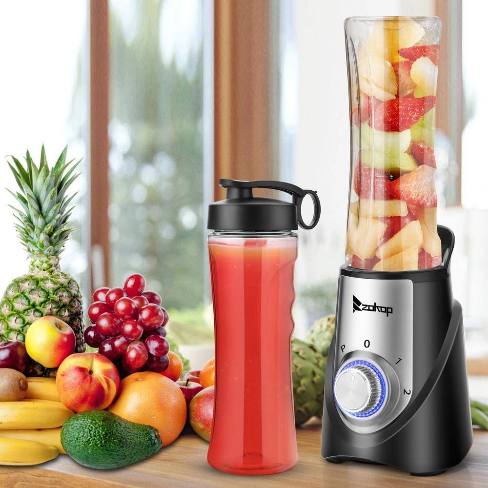 Winado 21 oz. 3-Speed Black Electronic Countertop Blender 9 Winado 21 oz. 3-Speed Black Electronic Countertop Blender - Image 7