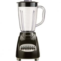 Unbranded Black 12-Speed Blender with Plastic Jar -Air Fryers shop black countertop blenders jb 220b 76 1000