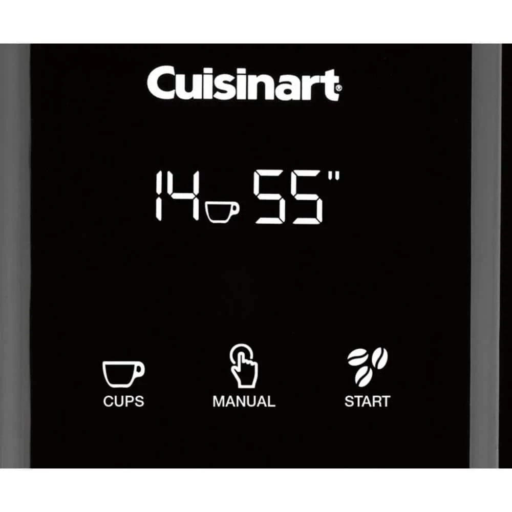 Cuisinart Touchscreen 8 oz. Black Burr Coffee Grinder 6 Cuisinart Touchscreen 8 oz. Black Burr Coffee Grinder - Image 4