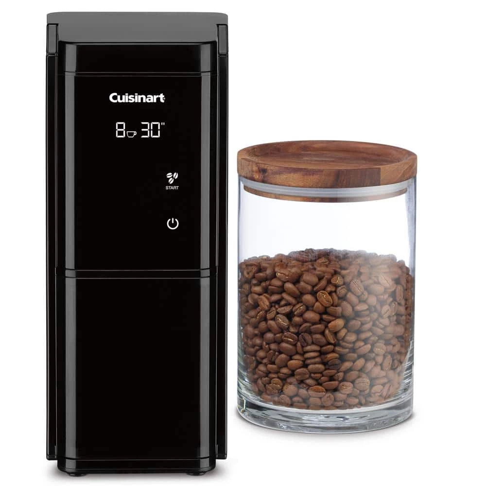 Cuisinart Touchscreen 8 oz. Black Burr Coffee Grinder 5 Cuisinart Touchscreen 8 oz. Black Burr Coffee Grinder - Image 3