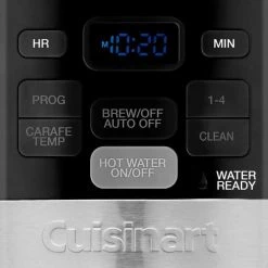 Cuisinart Coffee Plus 12- Cup Black Drip Coffee Maker and Hot Water System -Air Fryers shop black cuisinart drip coffee makers chw 16 44 1000