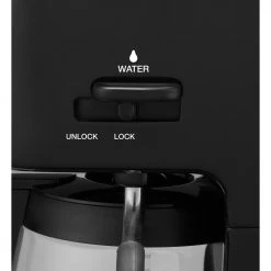 Cuisinart Coffee Plus 12- Cup Black Drip Coffee Maker and Hot Water System -Air Fryers shop black cuisinart drip coffee makers chw 16 fa 1000