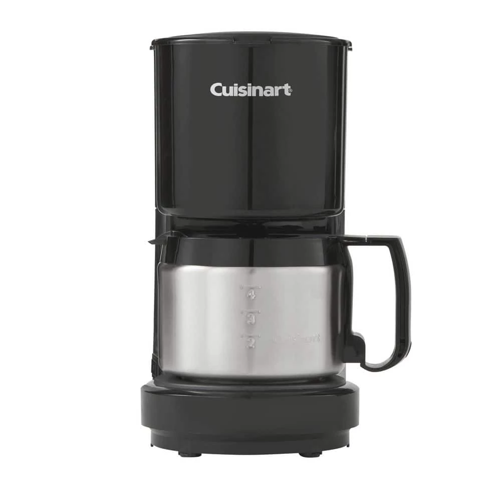 Cuisinart 4-Cup Black Drip Coffee Maker with Stainless Steel Carafe 5 Cuisinart 4-Cup Black Drip Coffee Maker with Stainless Steel Carafe - Image 3