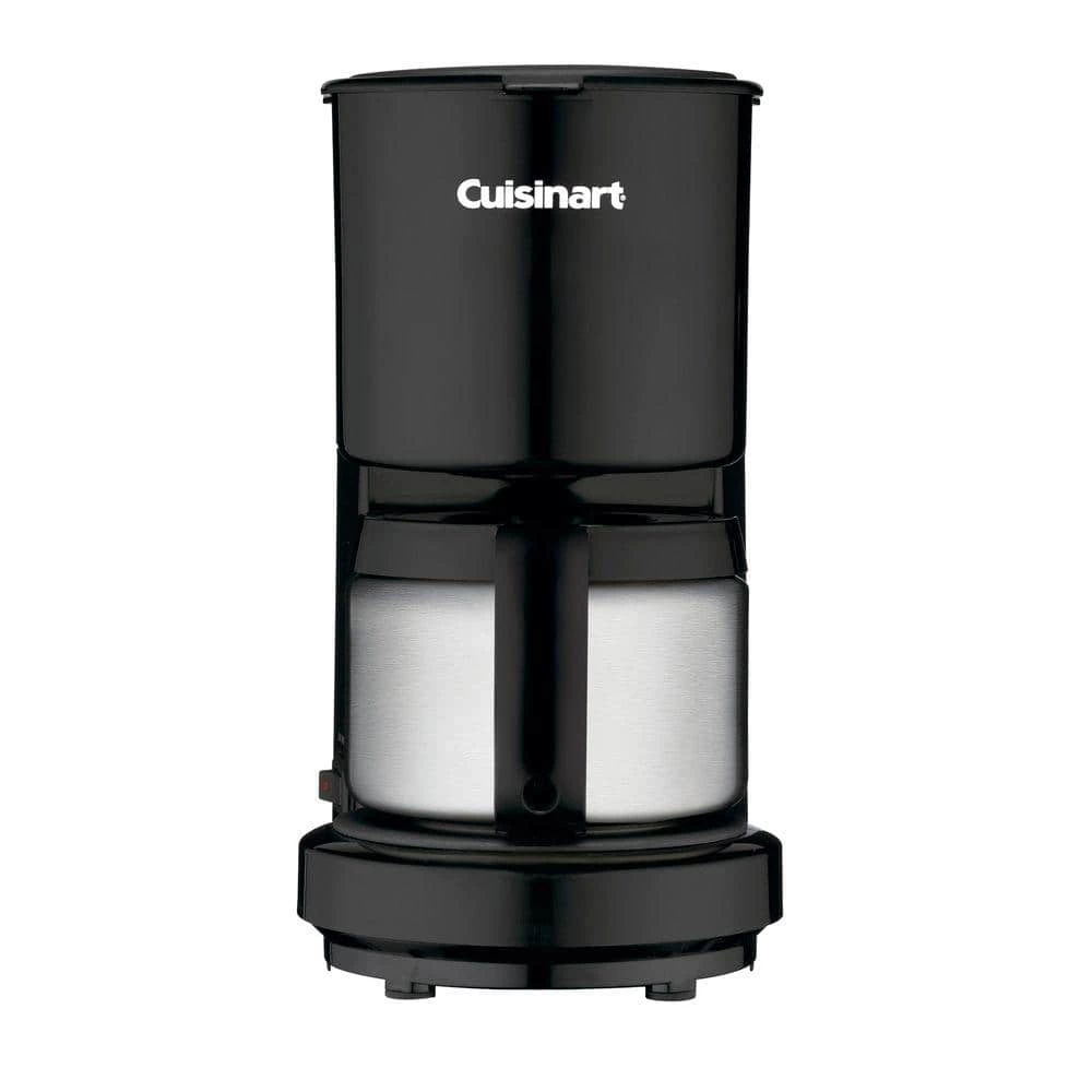 Cuisinart 4-Cup Black Drip Coffee Maker with Stainless Steel Carafe 3 Cuisinart 4-Cup Black Drip Coffee Maker with Stainless Steel Carafe