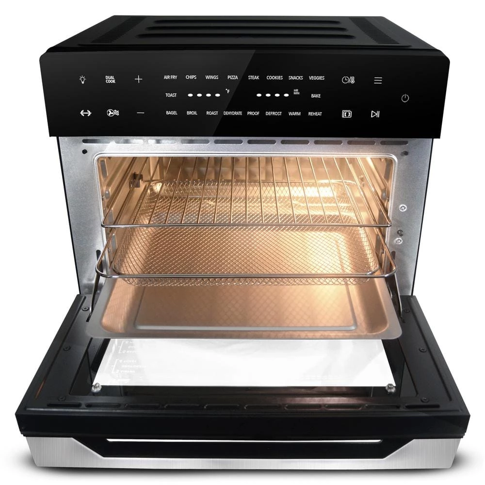 Emerald 32 qt. Black Digital Air Fryer Oven 6 Emerald 32 qt. Black Digital Air Fryer Oven - Image 4