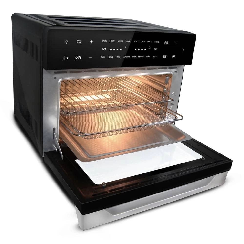 Emerald 32 qt. Black Digital Air Fryer Oven 4 Emerald 32 qt. Black Digital Air Fryer Oven - Image 2