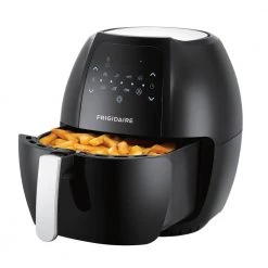 Frigidaire 6.2 qt. Black Electric Air Fryer with Preset Cook Menu 8 Frigidaire 6.2 qt. Black Electric Air Fryer with Preset Cook Menu -Air Fryers shop black frigidaire air fryers eaf601 black 77 1000