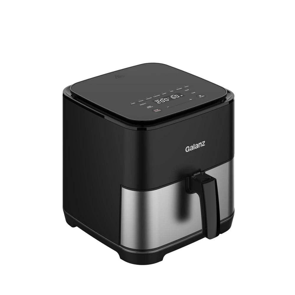 Galanz 6 qt. Black / Stainless Steel Digital Air Fryer with 8 Pre-Set Functions 5 Galanz 6 qt. Black / Stainless Steel Digital Air Fryer with 8 Pre-Set Functions - Image 3