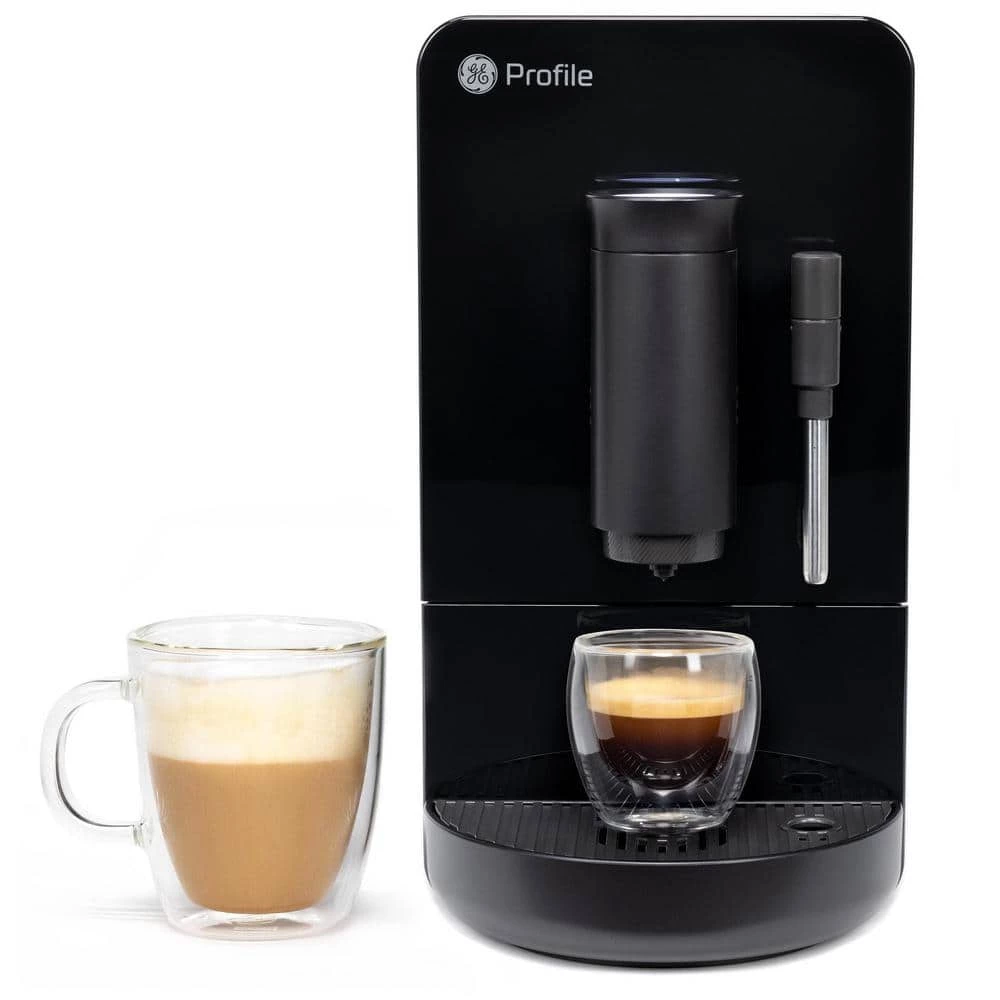 GE Profile 1- Cup Automatic Espresso Machine in Black with Built in Grinder, Frother, Frothing Pitcher, and WiFi Connected 4 GE Profile 1- Cup Automatic Espresso Machine in Black with Built in Grinder, Frother, Frothing Pitcher, and WiFi Connected - Image 2