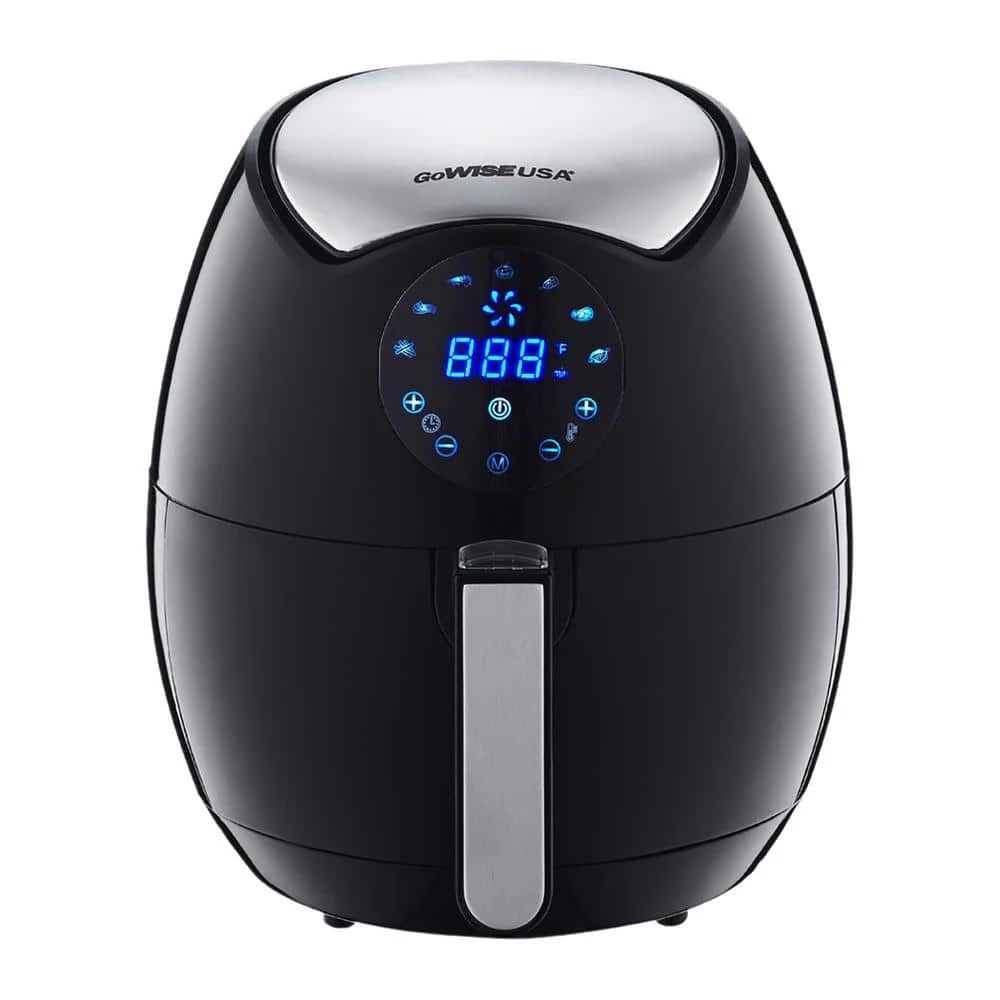 GoWISE USA 3.7 Qt. Digital Touchscreen Air Fryer with Recipe Book 3 GoWISE USA 3.7 Qt. Digital Touchscreen Air Fryer with Recipe Book