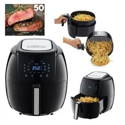 GoWISE USA 8-in-1 5.8 Qt. Black Electric Air Fryer with Recipe Book 11 GoWISE USA 8-in-1 5.8 Qt. Black Electric Air Fryer with Recipe Book -Air Fryers shop black gowise usa air fryers gw22731 1f 1000