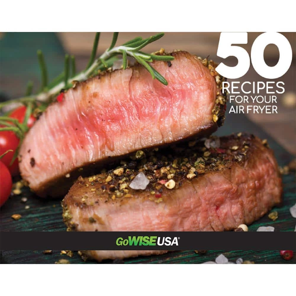 GoWISE USA 8-in-1 5.8 Qt. Black Electric Air Fryer with Recipe Book 7 GoWISE USA 8-in-1 5.8 Qt. Black Electric Air Fryer with Recipe Book - Image 6