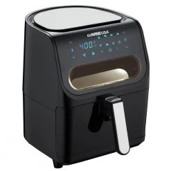 GoWISE USA 4 qt. Black Electric Air Fryer with See Through Window and 8-Presets -Air Fryers shop black gowise usa air fryers gw22953 1f 1000