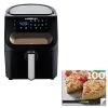 GoWISE USA 4 qt. Black Electric Air Fryer with See Through Window and 8-Presets -Air Fryers shop black gowise usa air fryers gw22953 64 1000