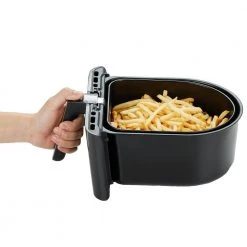 GoWISE USA 4 qt. Black Electric Air Fryer with See Through Window and 8-Presets -Air Fryers shop black gowise usa air fryers gw22953 fa 1000