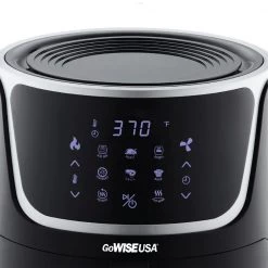 GoWISE USA 7 Qt. Black Air Fryer with Dehydrator and 3 Stackable Racks with 8 Functions 13 GoWISE USA 7 Qt. Black Air Fryer with Dehydrator and 3 Stackable Racks with 8 Functions -Air Fryers shop black gowise usa air fryers gw22956 44 1000