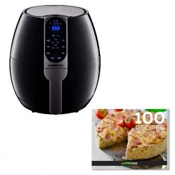 GoWISE USA 5.0 qt. Black Electric Air Fryer with 8-Presets with Recipe Book 8 GoWISE USA 5.0 qt. Black Electric Air Fryer with 8-Presets with Recipe Book -Air Fryers shop black gowise usa air fryers gw22958 c3 1000