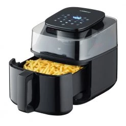 GoWISE USA 5.5 Qt. Black Air Fryer with 180° Viewing Window -Air Fryers shop black gowise usa air fryers gw22980 77 1000