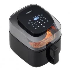 GoWISE USA 5.5 Qt. Black Air Fryer with 180° Viewing Window -Air Fryers shop black gowise usa air fryers gw22980 c3 1000