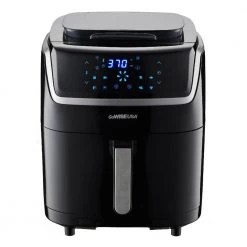 GoWISE USA 7 qt. Black Steam Air Fryer