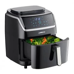 GoWISE USA 7 qt. Black Steam Air Fryer -Air Fryers shop black gowise usa air fryers gw22991 c3 1000