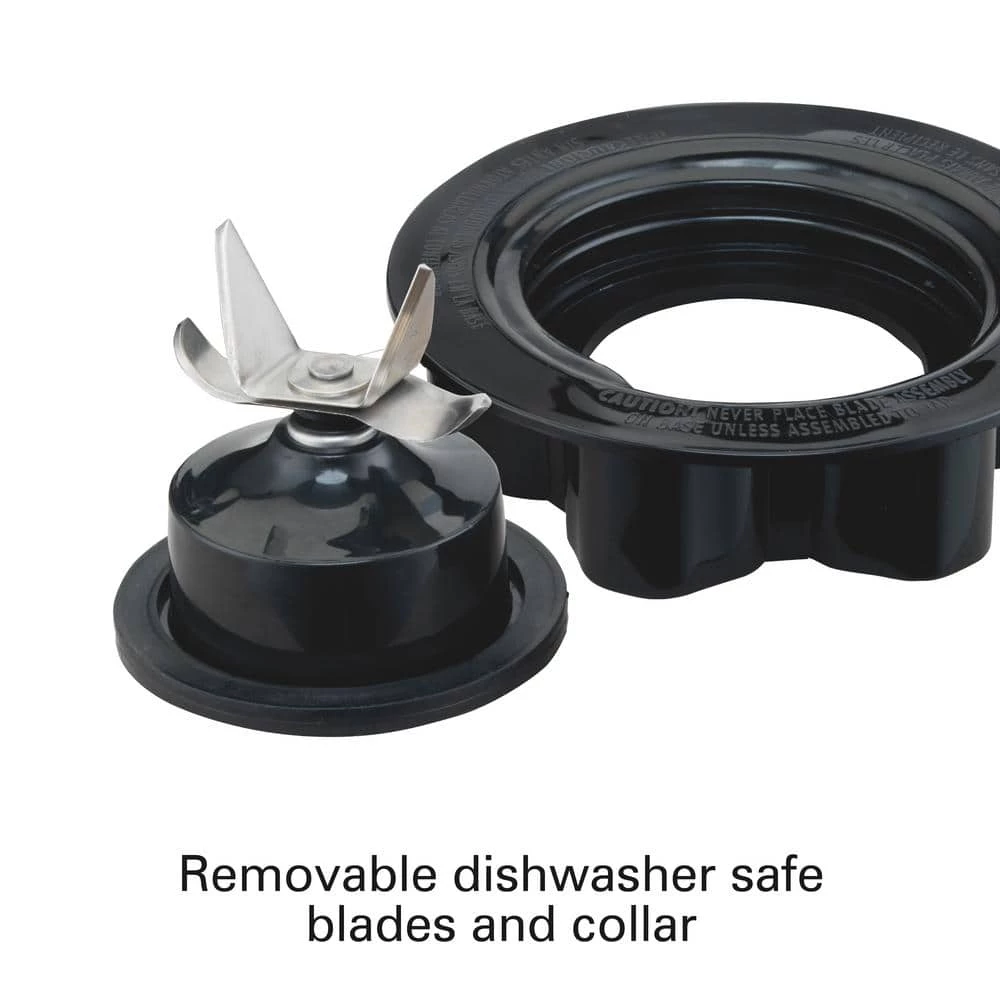 Hamilton Beach 40 oz. 2-Speed Black Glass Smoothie Smart Blender 7 Hamilton Beach 40 oz. 2-Speed Black Glass Smoothie Smart Blender - Image 5