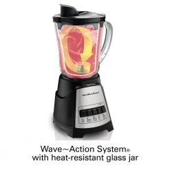 Hamilton Beach Power Elite 40 oz. 12-Speed Black Blender -Air Fryers shop black hamilton beach countertop blenders 58148 c3 1000