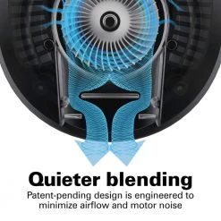 Hamilton Beach Power Elite 40 oz. 5-Speed Black Blender -Air Fryers shop black hamilton beach countertop blenders 58175 44 1000
