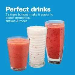 Hamilton Beach Power Elite 40 oz. 5-Speed Black Blender -Air Fryers shop black hamilton beach countertop blenders 58175 4f 1000