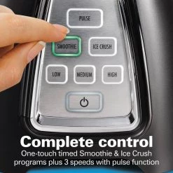 Hamilton Beach Multiblend 52 oz. 6-Speed Black Countertop Blender with Glass Jar and Travel Jar and Food Chopper 15 Hamilton Beach Multiblend 52 oz. 6-Speed Black Countertop Blender with Glass Jar and Travel Jar and Food Chopper -Air Fryers shop black hamilton beach countertop blenders 58242 66 1000