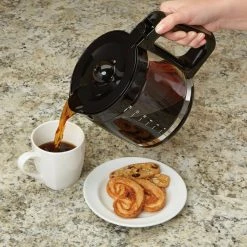 Hamilton Beach 14-Cup Black Programmable Front-Fill Coffee Maker 19 Hamilton Beach 14-Cup Black Programmable Front-Fill Coffee Maker -Air Fryers shop black hamilton beach drip coffee makers 46390 31 1000