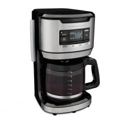 Hamilton Beach 14-Cup Black Programmable Front-Fill Coffee Maker 14 Hamilton Beach 14-Cup Black Programmable Front-Fill Coffee Maker -Air Fryers shop black hamilton beach drip coffee makers 46390 c3 1000