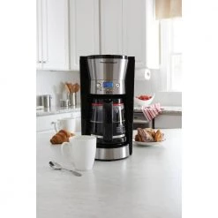 Hamilton Beach 12-Cup Black and Stainless Steel Programmable Coffee Maker 7 Hamilton Beach 12-Cup Black and Stainless Steel Programmable Coffee Maker -Air Fryers shop black hamilton beach drip coffee makers 46895 1f 1000