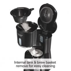 Hamilton Beach BrewStation 10-Cup Black Coffeemaker -Air Fryers shop black hamilton beach drip coffee makers 47380 fa 1000