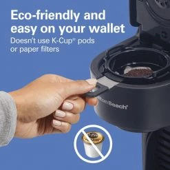 Hamilton Beach The Scoop 1- Cup Black Drip Coffee Maker 14 Hamilton Beach The Scoop 1- Cup Black Drip Coffee Maker -Air Fryers shop black hamilton beach drip coffee makers 47620 4f 1000