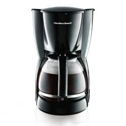 Hamilton Beach 12- Cup Black Drip Coffee Maker with Glass Carafe