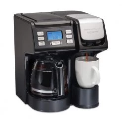 Hamilton Beach FlexBrew Trio 12-Cup Black Drip Coffee Maker with Single Cup Brewer 14 Hamilton Beach FlexBrew Trio 12-Cup Black Drip Coffee Maker with Single Cup Brewer -Air Fryers shop black hamilton beach drip coffee makers 49902 c3 1000