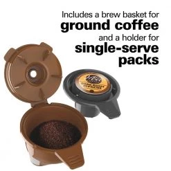 Hamilton Beach Flex Brew 2-Way 10-Cup Black Drip Coffee Maker with Thermal Carafe 15 Hamilton Beach Flex Brew 2-Way 10-Cup Black Drip Coffee Maker with Thermal Carafe -Air Fryers shop black hamilton beach drip coffee makers 49966 44 1000