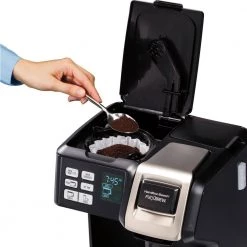 Hamilton Beach Flex Brew 2-Way 10-Cup Black Drip Coffee Maker with Thermal Carafe 16 Hamilton Beach Flex Brew 2-Way 10-Cup Black Drip Coffee Maker with Thermal Carafe -Air Fryers shop black hamilton beach drip coffee makers 49966 fa 1000