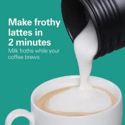 Hamilton Beach Flexbrew 1-Cup Black Single Serve Coffee Maker with Milk Frother -Air Fryers shop black hamilton beach single serve coffee makers 49949 44 1000