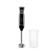 HOLSTEIN HOUSEWARES 2-Speed Black Immersion Blender With 17oz. BPA-Free Measuring Cup, Stainless Steel Blades -Air Fryers shop black holstein housewares immersion blenders hh 09101040b 64 1000