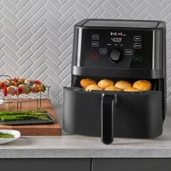 Instant Pot 5.7 qt. Black Vortex Air Fryer 12 Instant Pot 5.7 qt. Black Vortex Air Fryer -Air Fryers shop black instant pot air fryers 140 3082 01 4f 1000