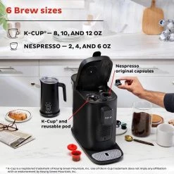 Instant Pot 3-in-1 Single Cup Black Multifunction Drip Coffee Maker -Air Fryers shop black instant pot drip coffee makers 140 6013 01 4f 1000