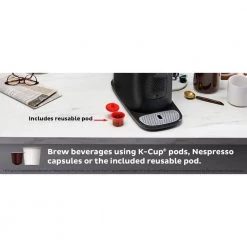 Instant Pot 3-in-1 Single Cup Black Multifunction Drip Coffee Maker -Air Fryers shop black instant pot drip coffee makers 140 6013 01 fa 1000