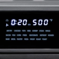 KALORIK MAXX 16 qt. Black Touchscreen Air Fryer Oven -Air Fryers shop black kalorik air fryers afo 47804 bk 1f 1000