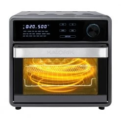 KALORIK MAXX 16 qt. Black Touchscreen Air Fryer Oven -Air Fryers shop black kalorik air fryers afo 47804 bk 44 1000