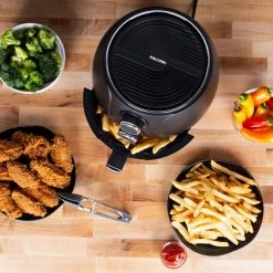 KALORIK 3.2 qt. Black Air Fryer -Air Fryers shop black kalorik air fryers ft 46688 bk 1f 1000