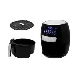 KALORIK 4.5 qt. Black Digital Air Fryer -Air Fryers shop black kalorik air fryers ft 50533 bk 4f 1000