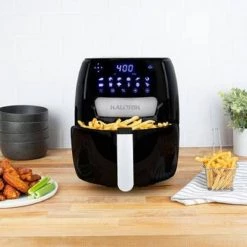 KALORIK 4.5 qt. Black Digital Air Fryer -Air Fryers shop black kalorik air fryers ft 50533 bk fa 1000