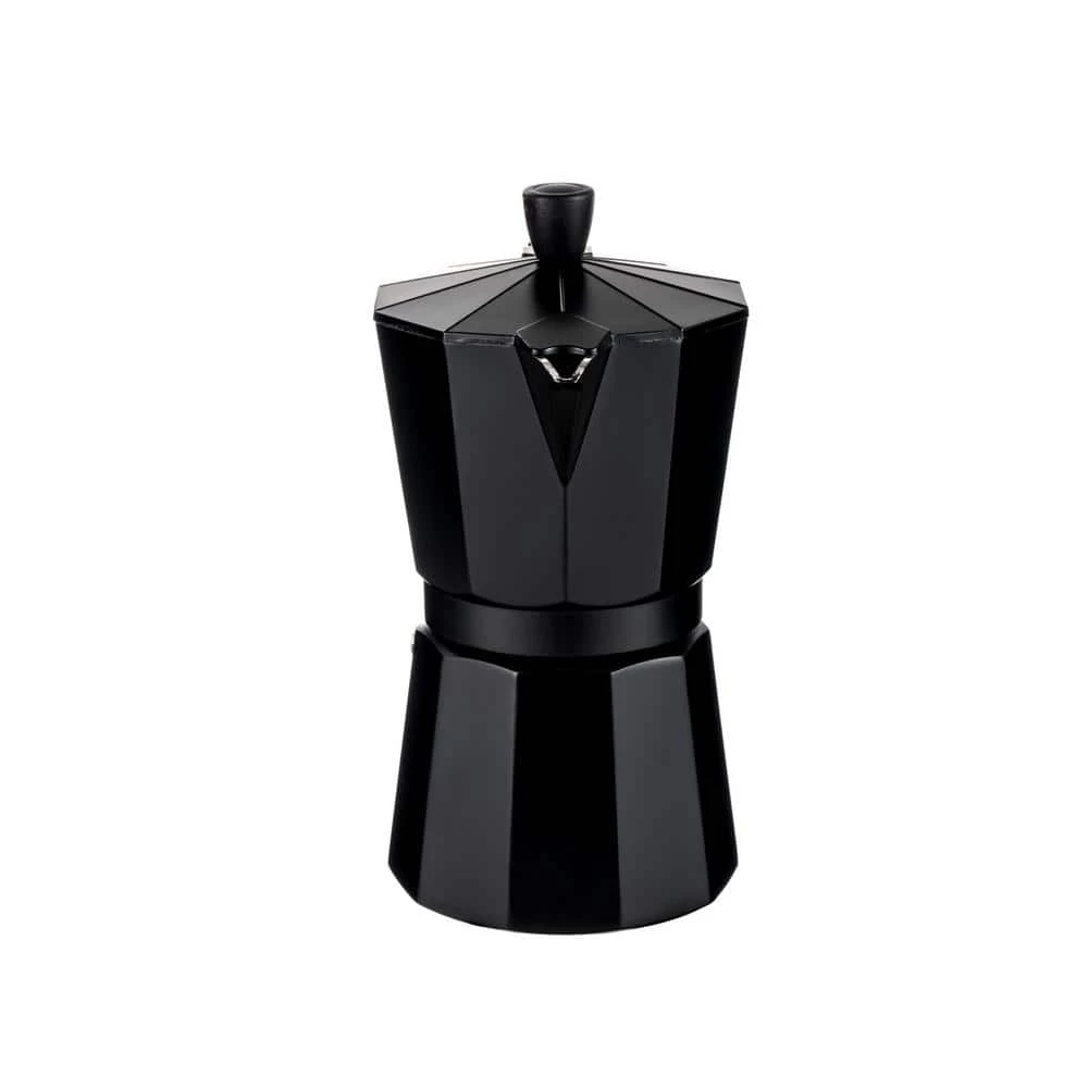 Magefesa Kenia Noir 3-Cups Aluminum Expresso Coffee Maker in Black 7 Magefesa Kenia Noir 3-Cups Aluminum Expresso Coffee Maker in Black - Image 5